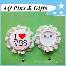 Special Tin Button Badge with Plastic Back (button badge-58)